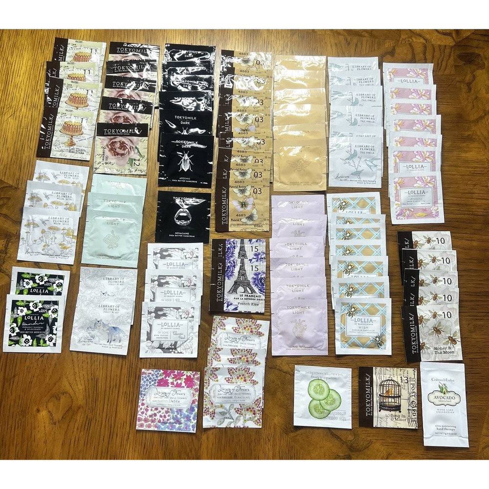 Tokyo Milk Hand Cream Samples Mixed Variety Lot of 85 0.12 Oz / 3.5 Gm